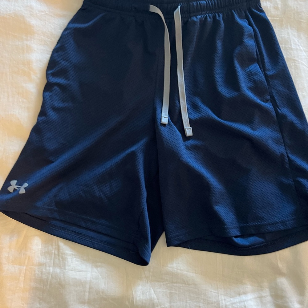 Under Armour Men's Dark Blue Athletic Shorts